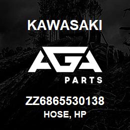 ZZ6865530138 Kawasaki HOSE, HP | AGA Parts