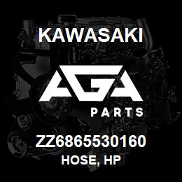 ZZ6865530160 Kawasaki HOSE, HP | AGA Parts