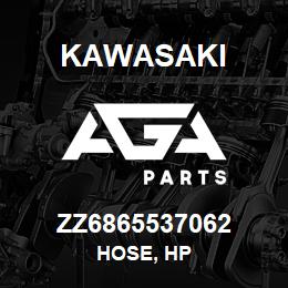 ZZ6865537062 Kawasaki HOSE, HP | AGA Parts