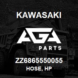 ZZ6865550055 Kawasaki HOSE, HP | AGA Parts