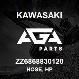 ZZ6868830120 Kawasaki HOSE, HP | AGA Parts