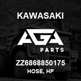 ZZ6868850175 Kawasaki HOSE, HP | AGA Parts