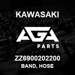 ZZ6900202200 Kawasaki BAND, HOSE | AGA Parts