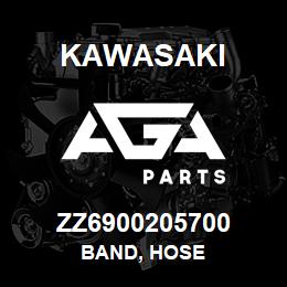 ZZ6900205700 Kawasaki BAND, HOSE | AGA Parts