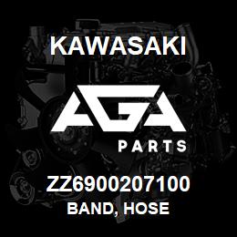 ZZ6900207100 Kawasaki BAND, HOSE | AGA Parts