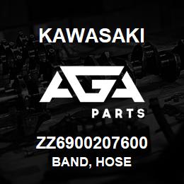 ZZ6900207600 Kawasaki BAND, HOSE | AGA Parts