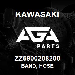 ZZ6900208200 Kawasaki BAND, HOSE | AGA Parts