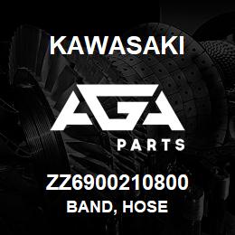 ZZ6900210800 Kawasaki BAND, HOSE | AGA Parts