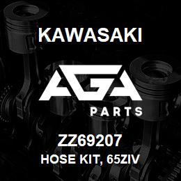 ZZ69207 Kawasaki HOSE KIT, 65ZIV | AGA Parts