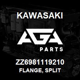 ZZ6981119210 Kawasaki FLANGE, SPLIT | AGA Parts