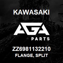 ZZ6981132210 Kawasaki FLANGE, SPLIT | AGA Parts