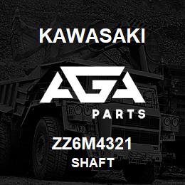 ZZ6M4321 Kawasaki SHAFT | AGA Parts