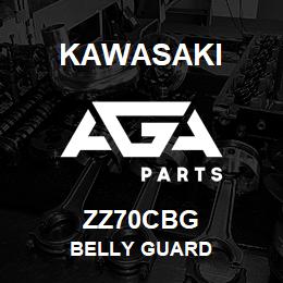 ZZ70CBG Kawasaki BELLY GUARD | AGA Parts