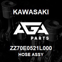 ZZ70E0521L000 Kawasaki HOSE ASSY | AGA Parts