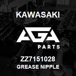 ZZ7151028 Kawasaki GREASE NIPPLE | AGA Parts