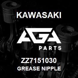 ZZ7151030 Kawasaki GREASE NIPPLE | AGA Parts