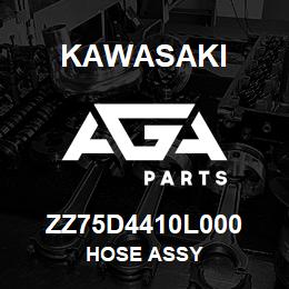 ZZ75D4410L000 Kawasaki HOSE ASSY | AGA Parts