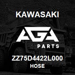 ZZ75D4422L000 Kawasaki HOSE | AGA Parts