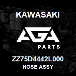 ZZ75D4442L000 Kawasaki HOSE ASSY | AGA Parts