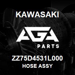 ZZ75D4531L000 Kawasaki HOSE ASSY | AGA Parts