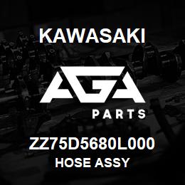 ZZ75D5680L000 Kawasaki HOSE ASSY | AGA Parts