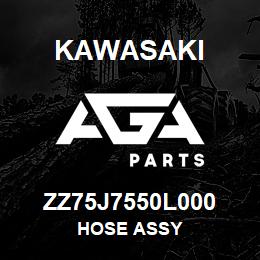 ZZ75J7550L000 Kawasaki HOSE ASSY | AGA Parts