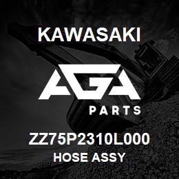 ZZ75P2310L000 Kawasaki HOSE ASSY | AGA Parts