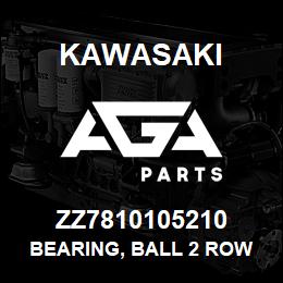 ZZ7810105210 Kawasaki BEARING, BALL 2 ROW ANGULAR | AGA Parts