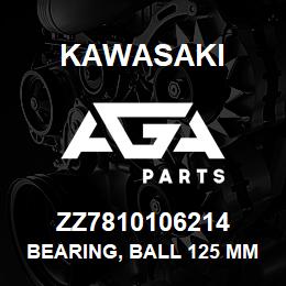 ZZ7810106214 Kawasaki BEARING, BALL 125 MM. | AGA Parts