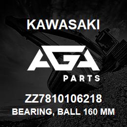 ZZ7810106218 Kawasaki BEARING, BALL 160 MM. | AGA Parts