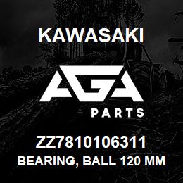 ZZ7810106311 Kawasaki BEARING, BALL 120 MM. | AGA Parts