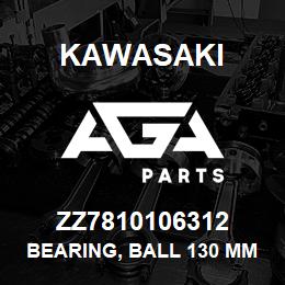 ZZ7810106312 Kawasaki BEARING, BALL 130 MM. | AGA Parts