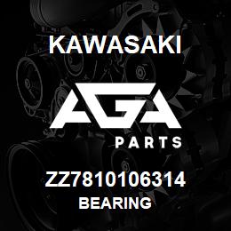 ZZ7810106314 Kawasaki BEARING | AGA Parts