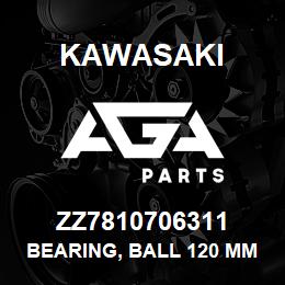 ZZ7810706311 Kawasaki BEARING, BALL 120 MM. | AGA Parts