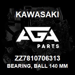 ZZ7810706313 Kawasaki BEARING, BALL 140 MM. | AGA Parts