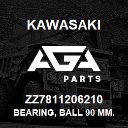 ZZ7811206210 Kawasaki BEARING, BALL 90 MM. | AGA Parts