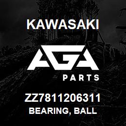 ZZ7811206311 Kawasaki BEARING, BALL | AGA Parts