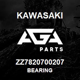 ZZ7820700207 Kawasaki BEARING | AGA Parts