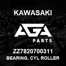 ZZ7820700311 Kawasaki BEARING, CYL ROLLER | AGA Parts