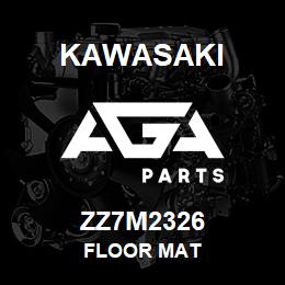 ZZ7M2326 Kawasaki FLOOR MAT | AGA Parts