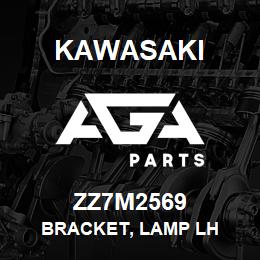 ZZ7M2569 Kawasaki BRACKET, LAMP LH | AGA Parts