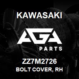 ZZ7M2726 Kawasaki BOLT COVER, RH | AGA Parts