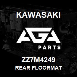 ZZ7M4249 Kawasaki REAR FLOORMAT | AGA Parts