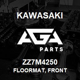 ZZ7M4250 Kawasaki FLOORMAT, FRONT | AGA Parts