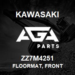 ZZ7M4251 Kawasaki FLOORMAT, FRONT | AGA Parts