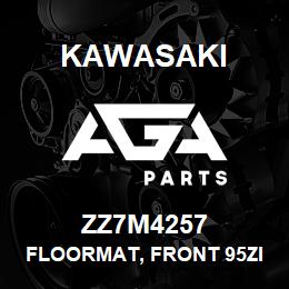 ZZ7M4257 Kawasaki FLOORMAT, FRONT 95ZII | AGA Parts