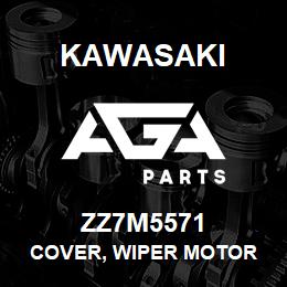 ZZ7M5571 Kawasaki COVER, WIPER MOTOR | AGA Parts