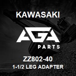 ZZ802-40 Kawasaki 1-1/2 LEG ADAPTER | AGA Parts