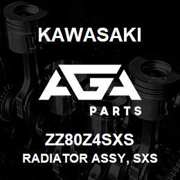 ZZ80Z4SXS Kawasaki RADIATOR ASSY, SXS | AGA Parts