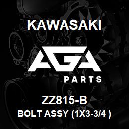 ZZ815-B Kawasaki BOLT ASSY (1X3-3/4 ) | AGA Parts